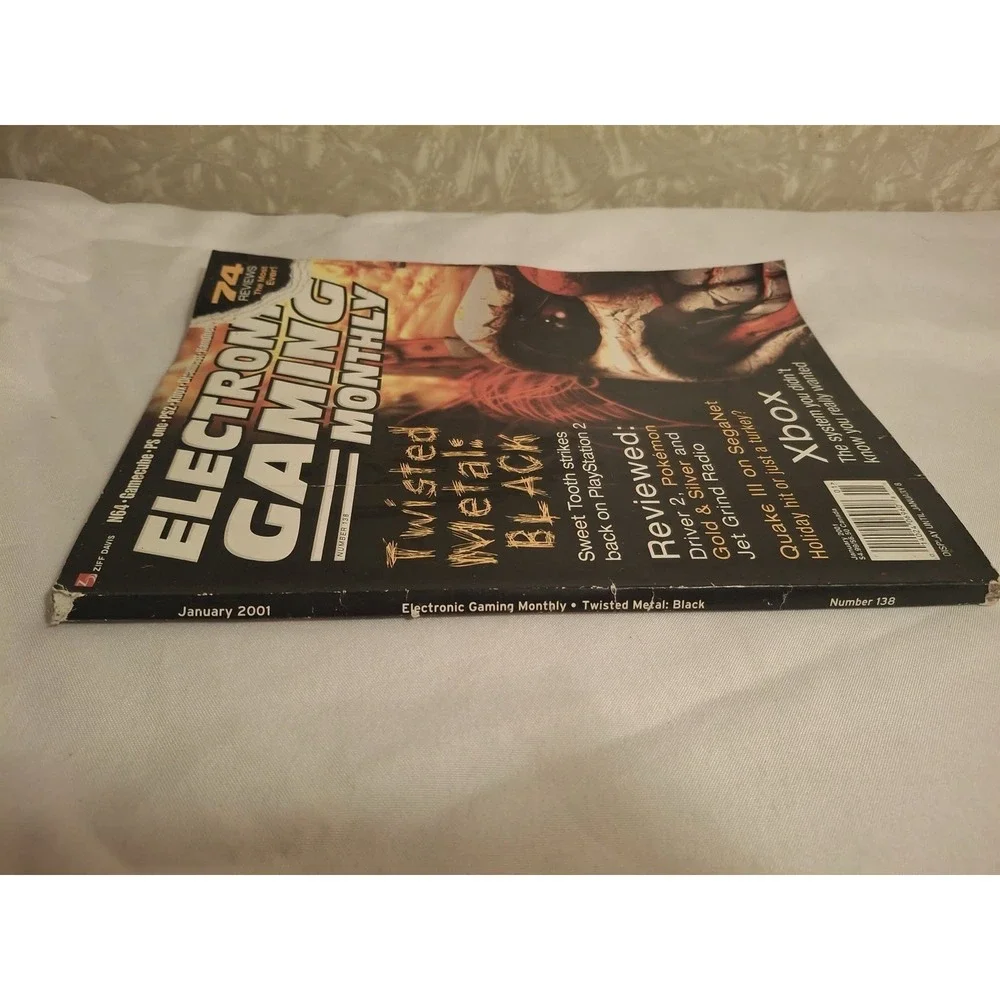 Electronic Gaming Monthly Magazine No. 138 - Twisted Metal Black-Evil Dead 2 Ad